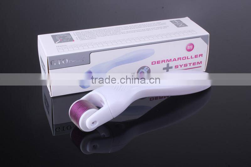 Derma Rolling System Type and CE Certification rechangeable derma roller 600 needles