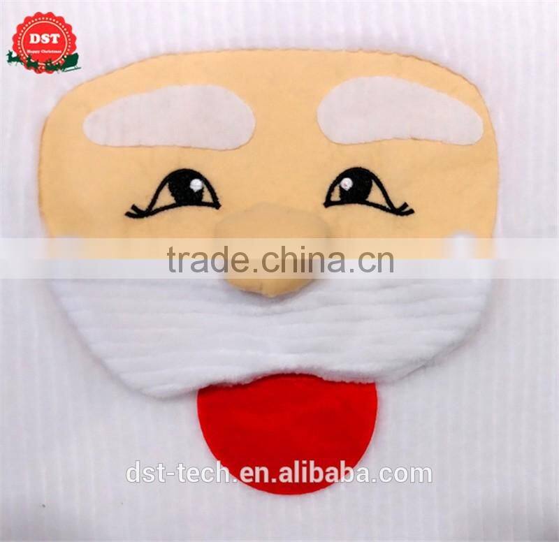 Christmas toilet set , cushion, lid cover