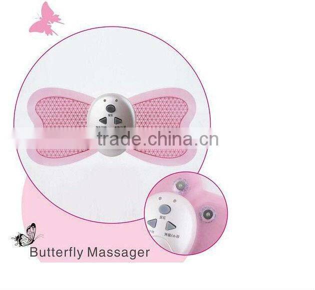 2013 new promotional item Best-selling Electronic Slim Butterfly Body Mini Muscle Massager