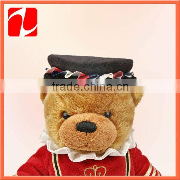 wholesale cap dressed plush pp cotton bear toy