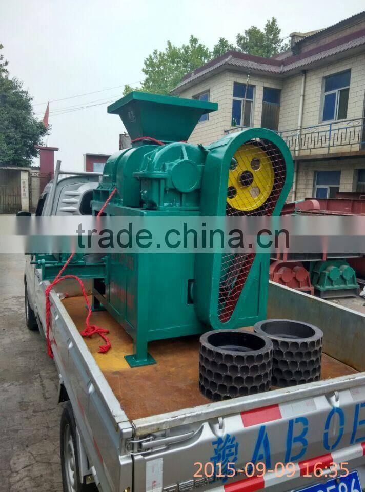 double rollers pressure coal ball briquette machine price