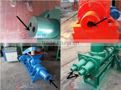 The Good Shaping Coal Rod Extruder Machine Coal Powder Briquette Machine