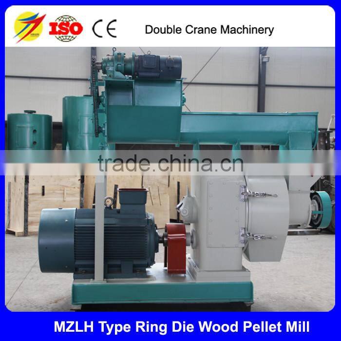 Wood pellet machine for making wood pellets
