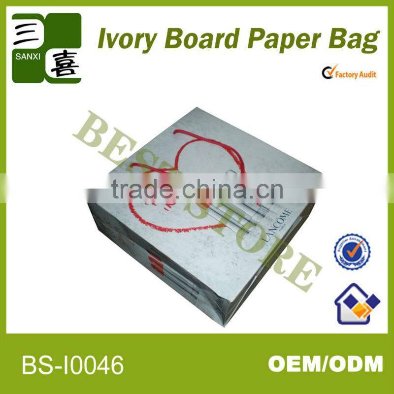 sanxi besting selling packaging paper bag for cosmetic
