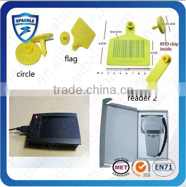 Ear tag RFID 134, 2KHz animal management
