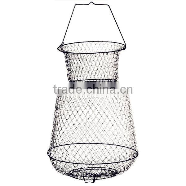 American collapsible Wire mesh fishing basket