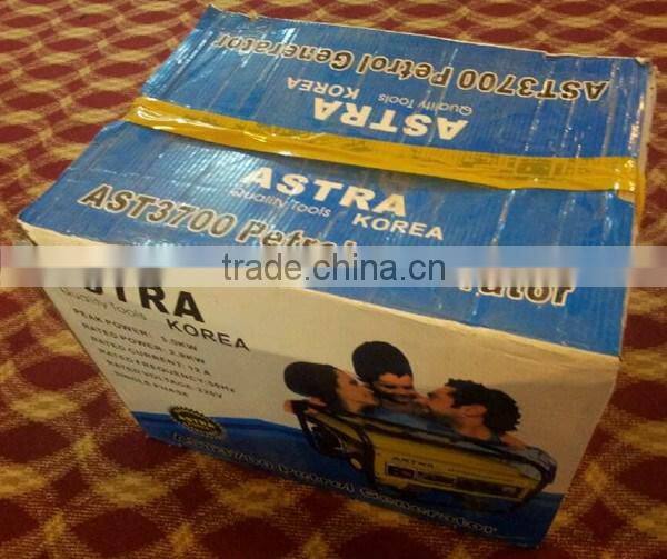 high quality portable 2.0kw gasoline generator set Astra 3700