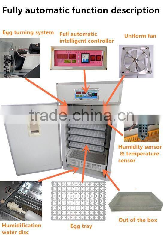 Factory price!! 352 chicken eggs incubator for sale