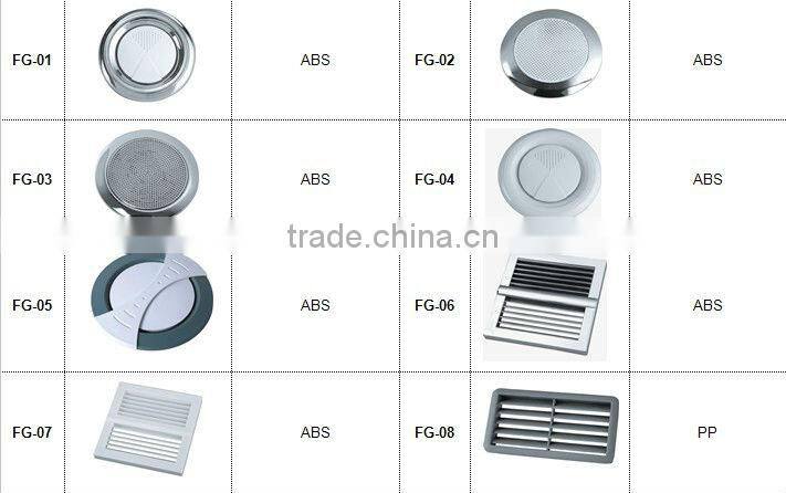 ABS fan cover accessories Bathroom Fan Net Cover