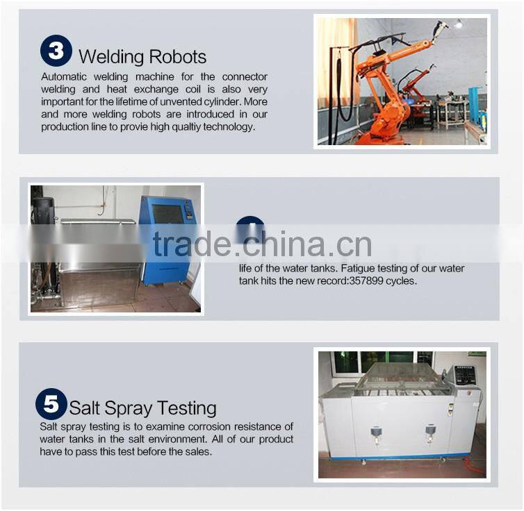 Welding robert solar commercial water heater