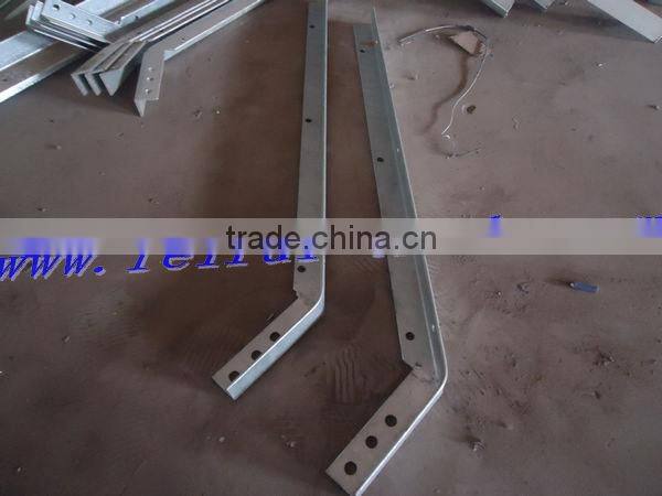 Hot dipped galvanized palisade fence and top razor wire for Towers and Masts