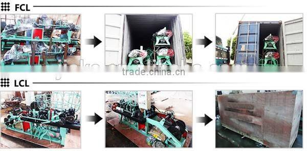 single barbed wire machine