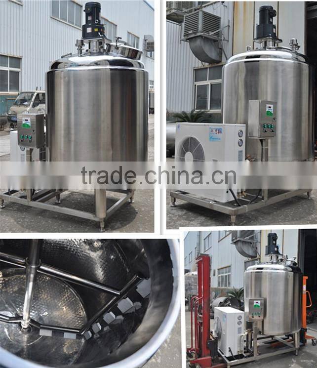 Bulk milk cooling storage tank