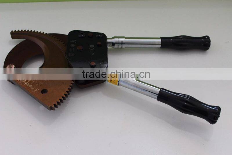 J100 Hand ratchet cable cutter for copper aluminum armoured cable