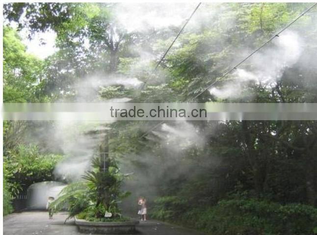 High pressure anti-drop mist spray nozzles with filter