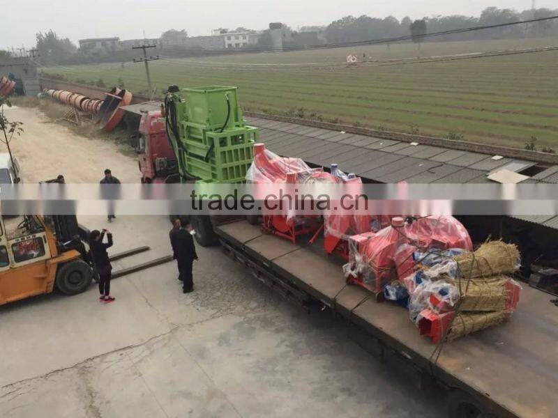 Tractor mounted grass cutter for cattle feed