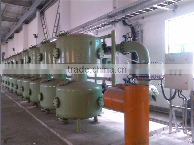 Automatic backwash cleaning Quartz Sand Filter for industry