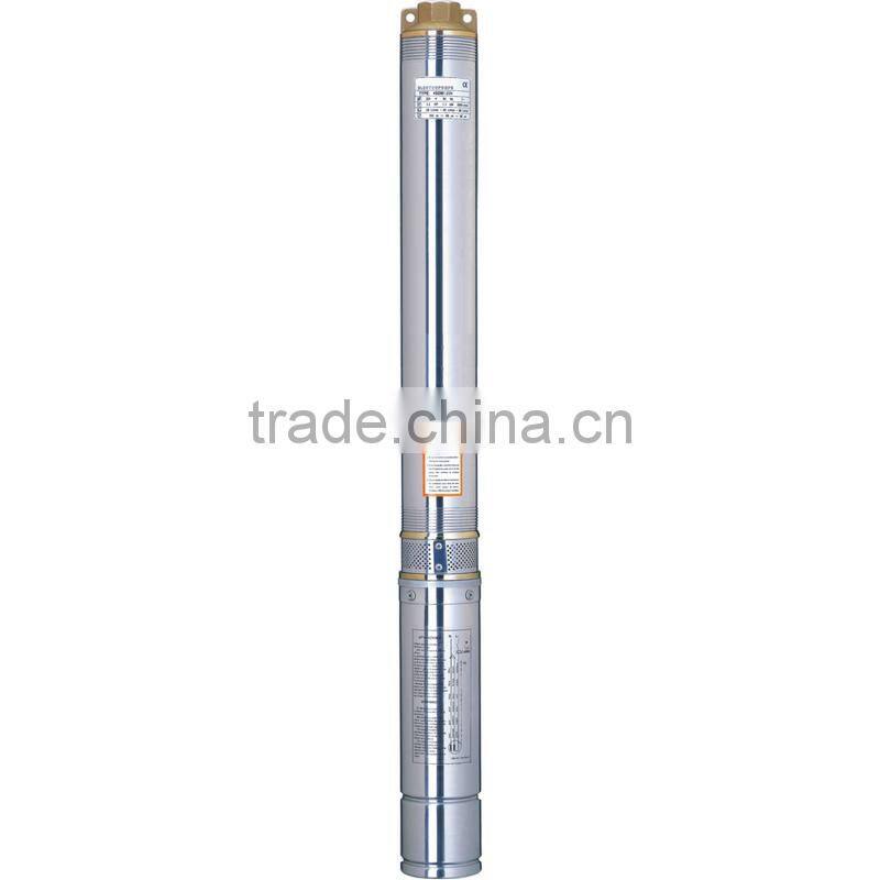 CE certified electric deep well submersible water pumps 4SD 3