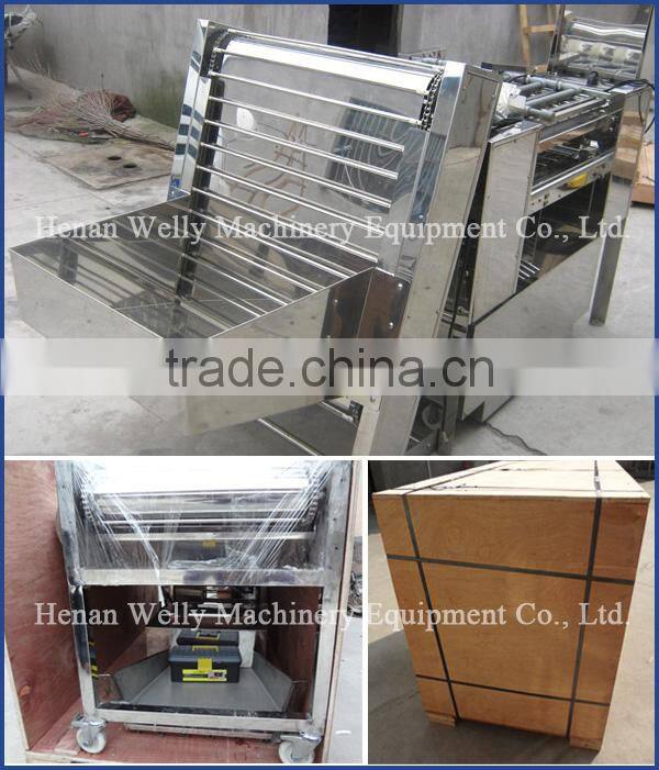 Factory price good performance hen egg peeling equipment