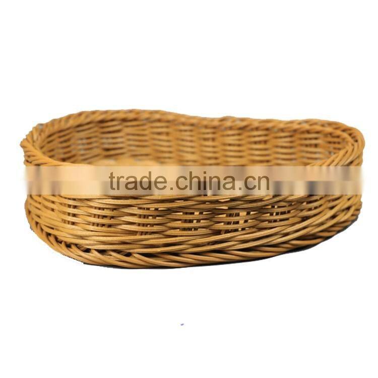 S&D cheap fruit basket Wicker Storage Basket Picnic Basket Storage Basket rattan basket