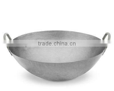 Chinese JIAHE Supplier Black Color Cast Iron Frying Wok
