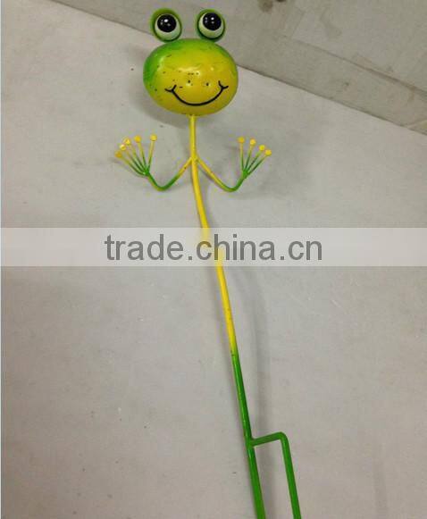 frog stake frog pick metal frog stakes garden stakes garden picks painted frog metal stakes