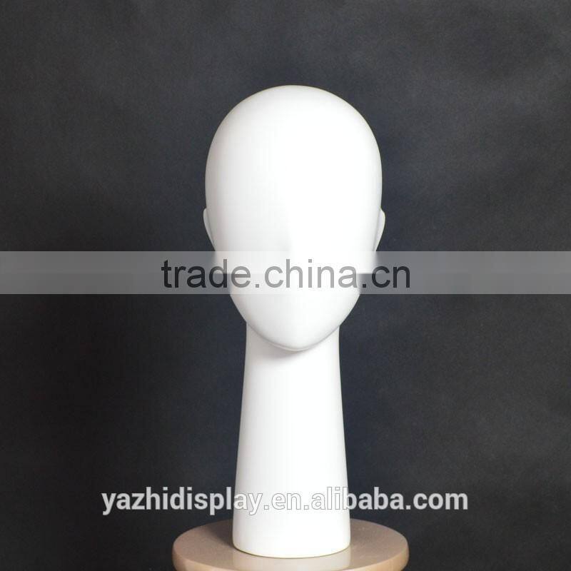 2016 hot sale long neck abstract egg wooden mannequin head for hat display