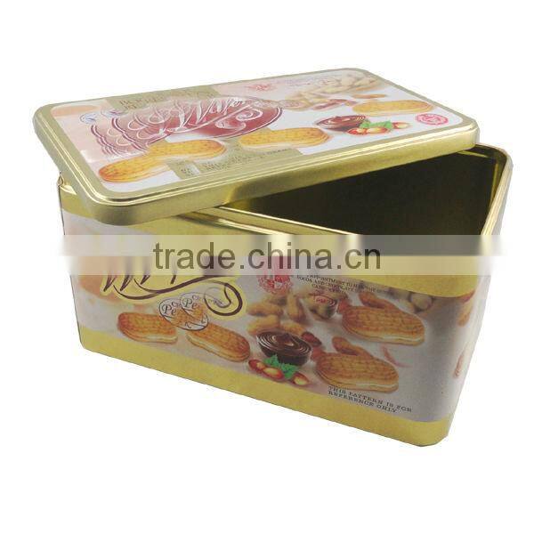 fashion rectangular metal tin boxes