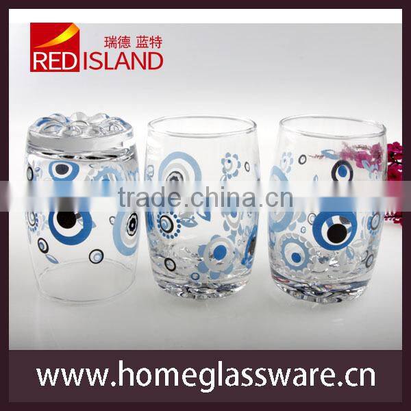 New Design silk screen printing glass cup