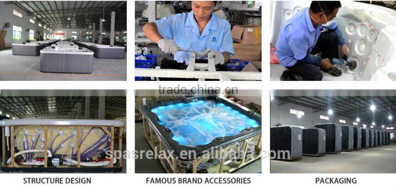 2016 Luxury Whirlpool Massage Bathtub Small Size Spa Tub A310 for 2 to 3 person