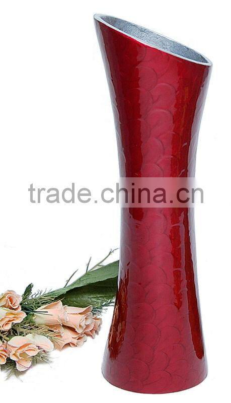 Home decoration gift item metal vase