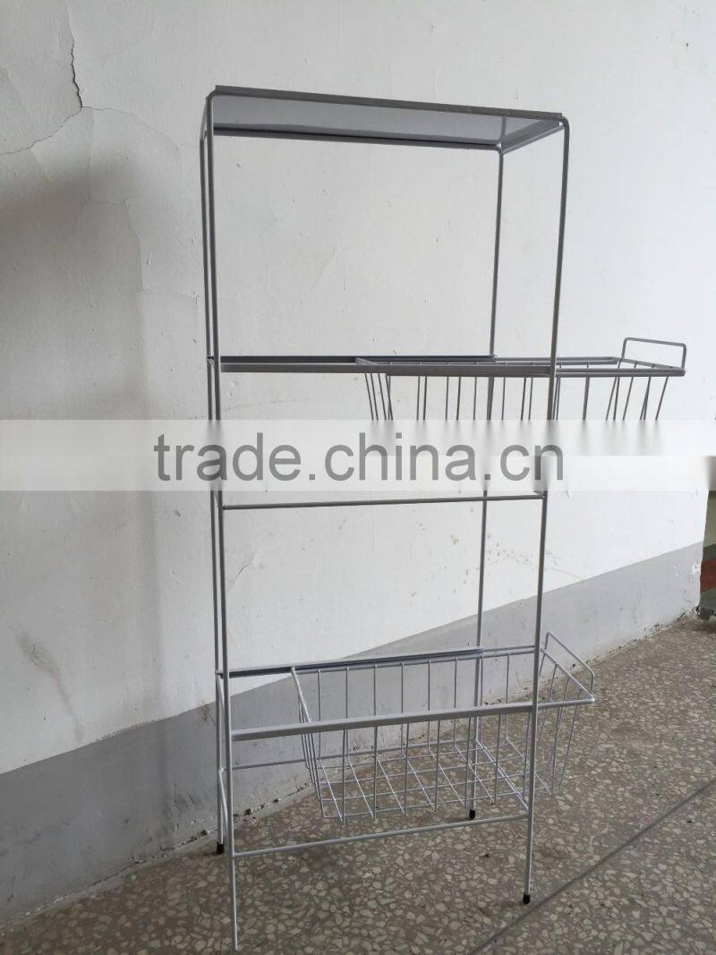 VIVINATURE metal drawers trolley for kitchen room