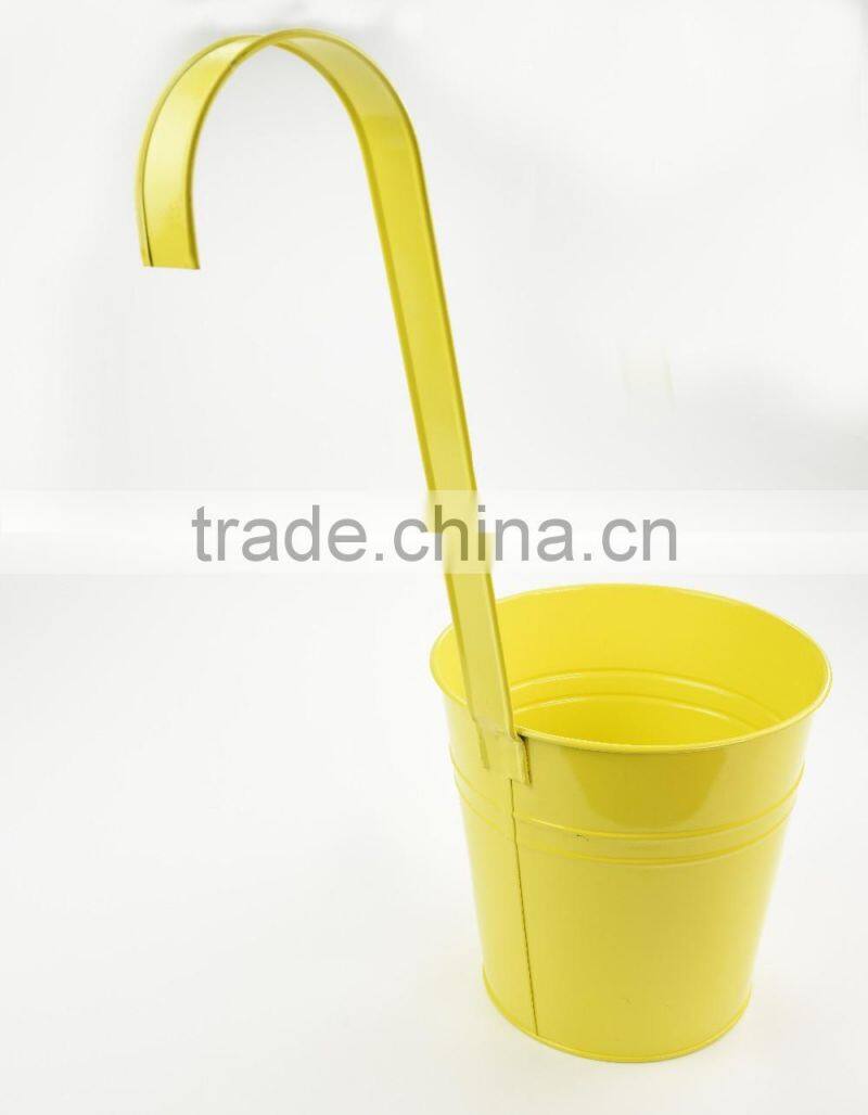 china guangxi suppiler cheap wall galvanized metal hanging vases for flower