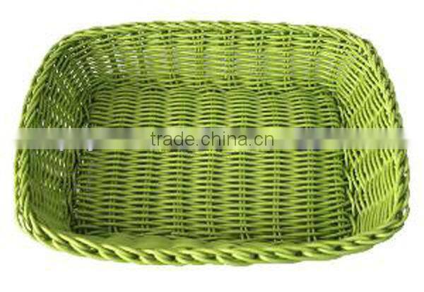 2016 wholesale poly rattan bread basket for sale