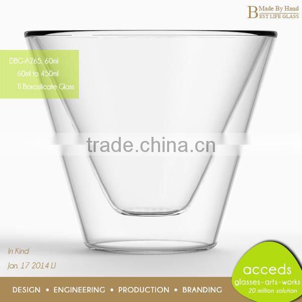 Hot Sale Double Wall Borosilicate Glass Cup/ Coffee Mug/ Tea Sets