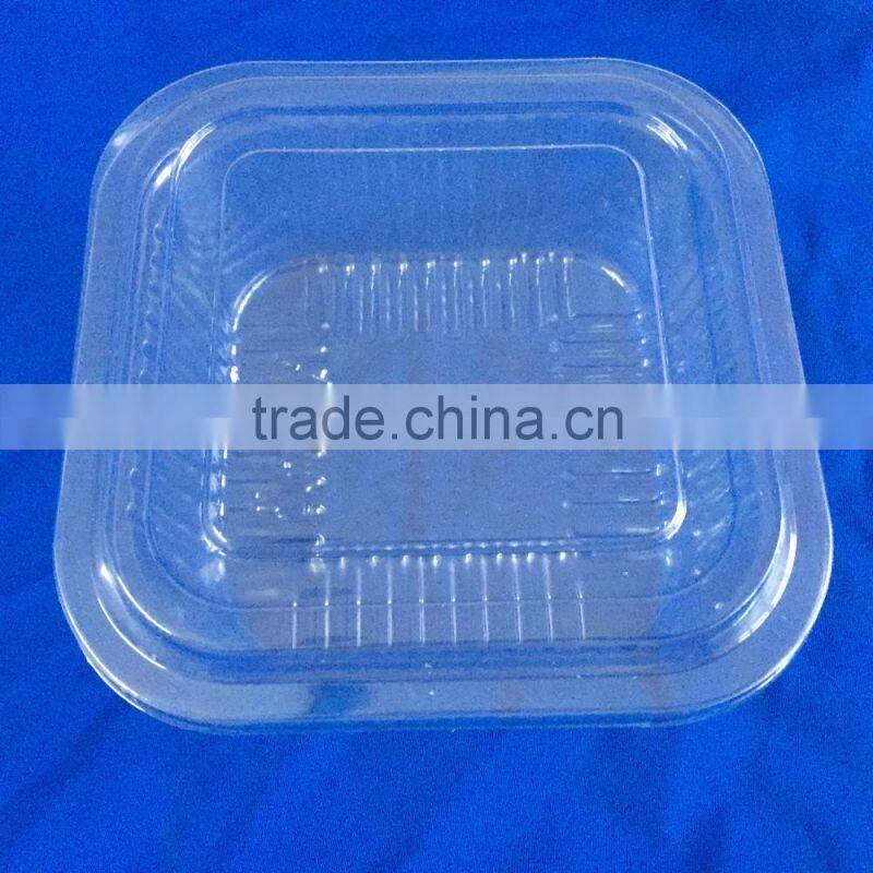 high quality plastic container packaging for cake