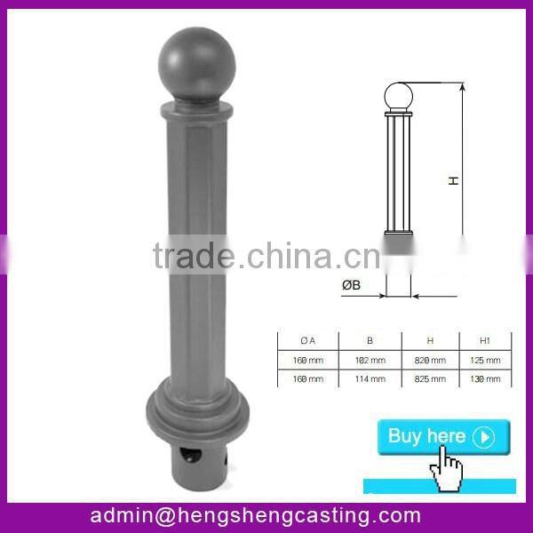 alibaba express antique street cast iron parking barriers