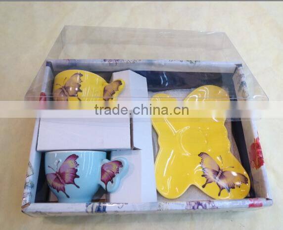 NEW BONE CHINA CUP AND SAUCER