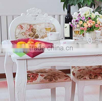 Hot sell colorful woven paper tray woven paper fruit basket peach basket