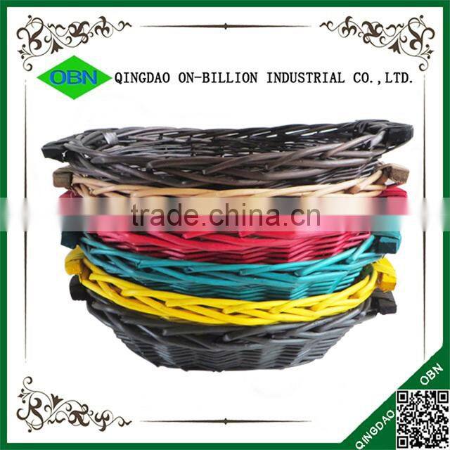 Wholesale cheap hand woven wicker fruit bowl