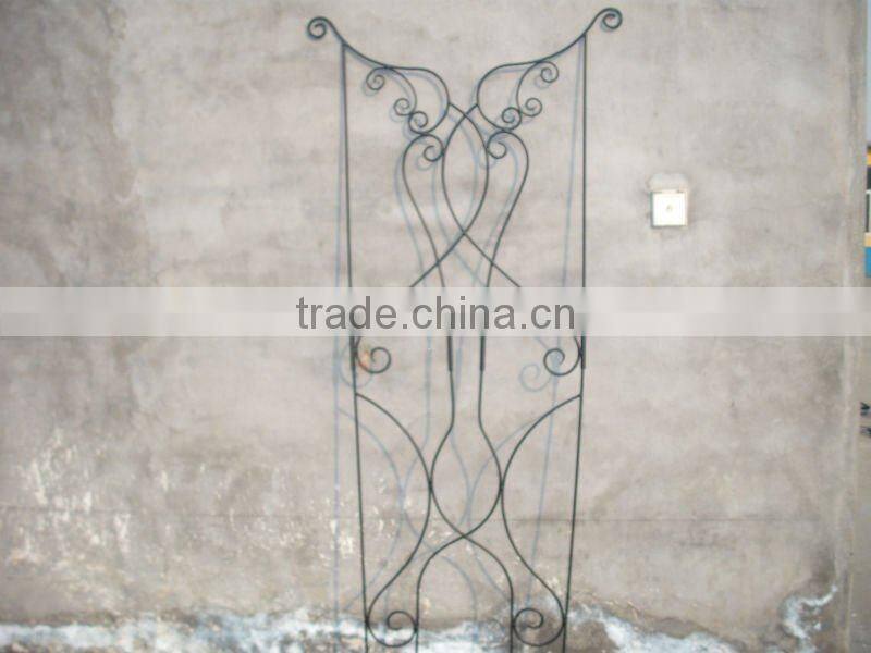wrought iron garden trellis