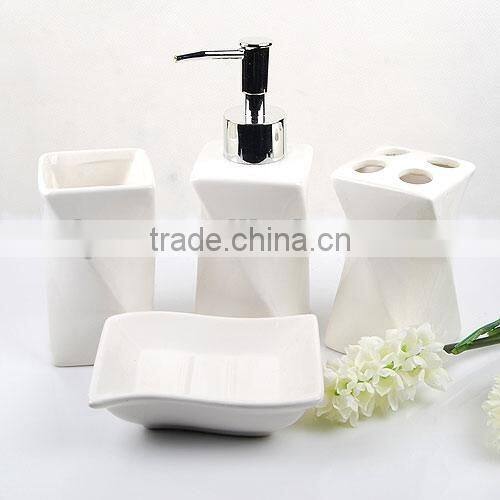 ceramic porcelain bath accessories set, bath set,,bathroom fitting,ceramic soap dispenser/toothbrush holder/tumbler/soap dish
