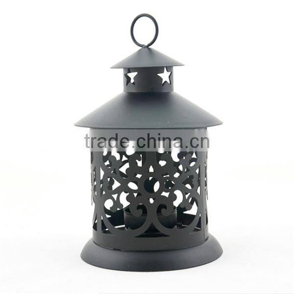 Metal antique birdcage candle holder