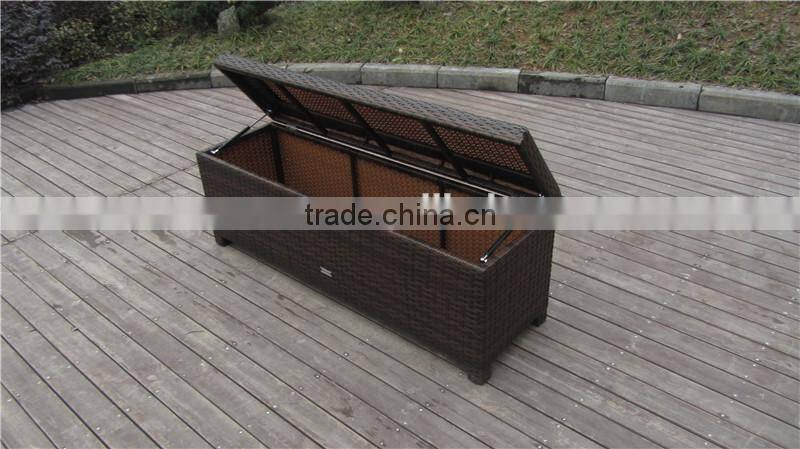 Woven Aluminum Outdoor Furniture Rattan Storage Boxs