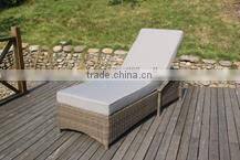 fancy outdoor rattan lounge with cushion
