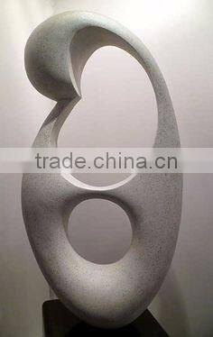 Art deco modern abstract love stone sculpture statues
