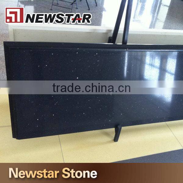 Black shimmer polished Crystal black quartz