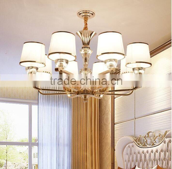 M962 Momoda luxury simple Crystal contemporary living room bedroom lighting chandelier pendant lamp