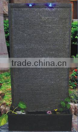 large granite outdoor garden waterfall fountains wall