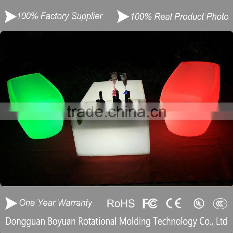 Modern hot sale led ice bucket table for disco or wine bar using